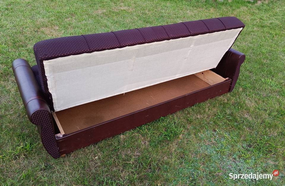 SOFA rozkładana Wersalka klasyczna z pojemnikiem Sofy i kanapy Brzostek