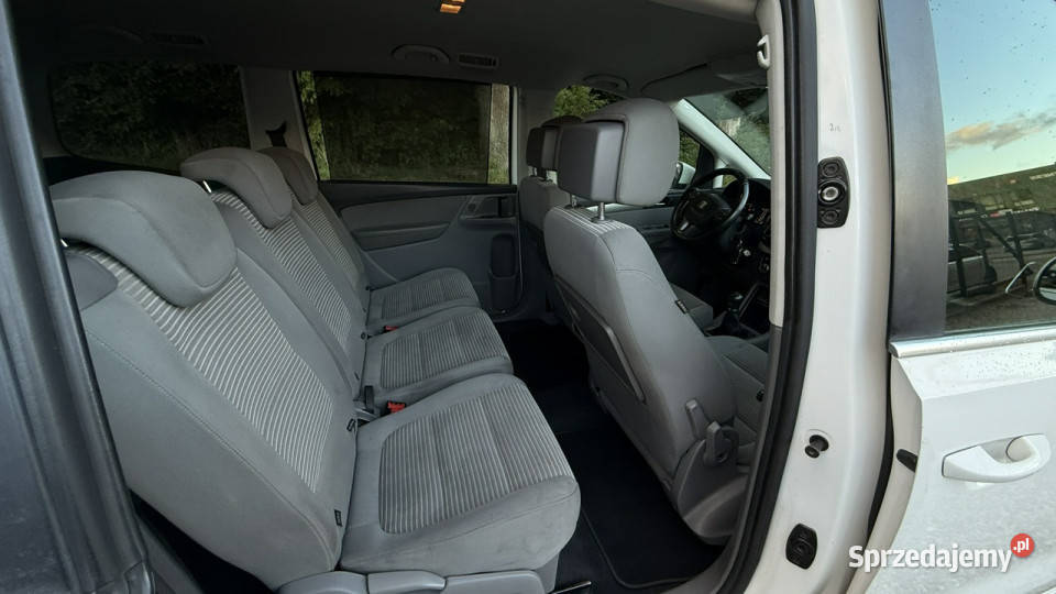 Seat Alhambra 20tdi 4drive 4x4 7 os Ledy bi biały Gdańsk