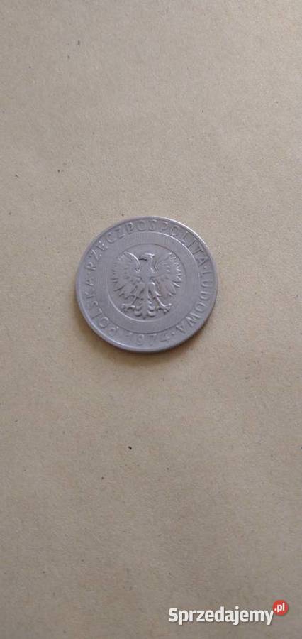 20 ZŁOTYCH 1974 rWieżowiec i kłos Stan widoczny Kalisz