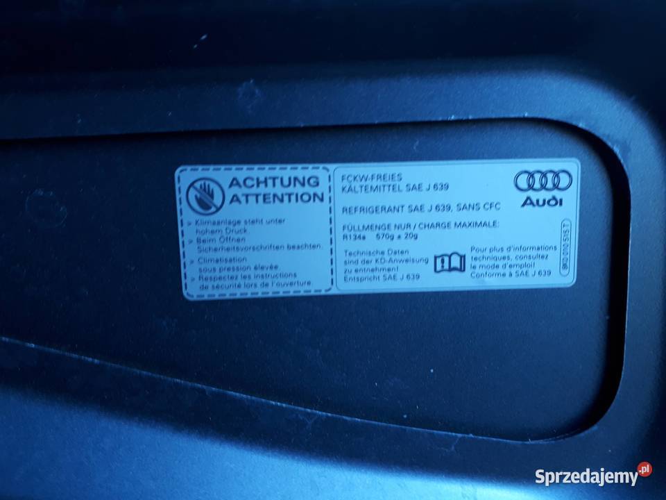 Maska pokrywa Silnika AUDI A4 B8 PRZEDLIFT Lx7r Garwolin