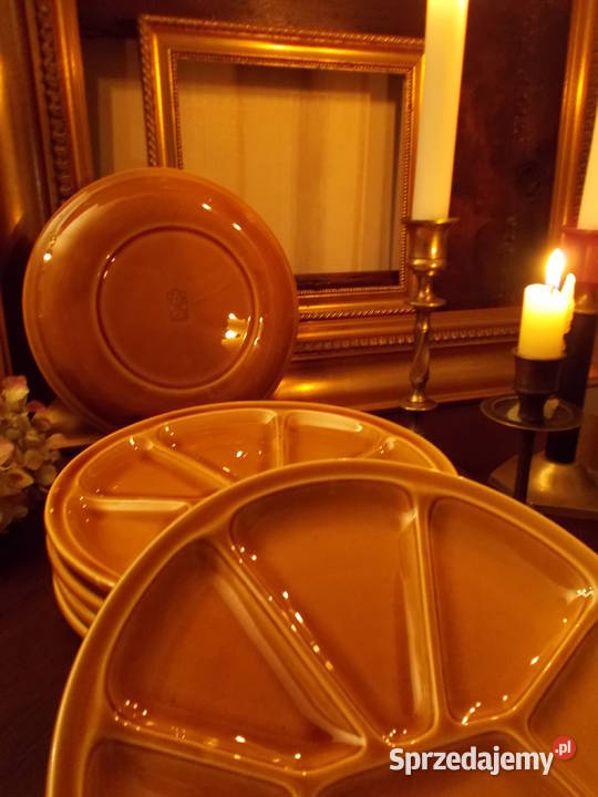 Talerz do Fondue Gien France Porcelain Lata Szczecin