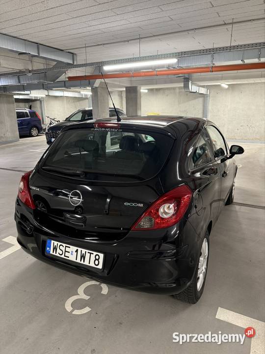 Ekonomiczna i zgrabna Czarna Corsa D 2008 1398cm3 Motoryzacja mazowieckie Płońsk