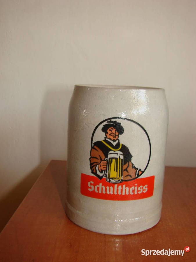 Schultheiss ceramiczny kufel kolekcjonerski pomorskie Pruszcz Gdański