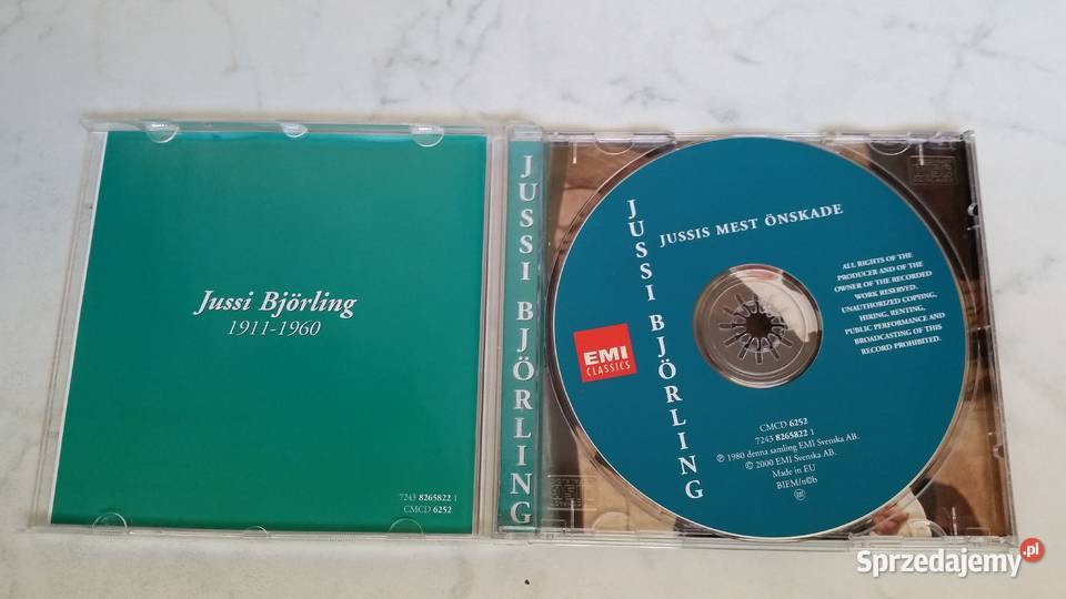 JUSSI BJORLING Jussis Mest Onskade 19802000 EMI lubelskie Puławy
