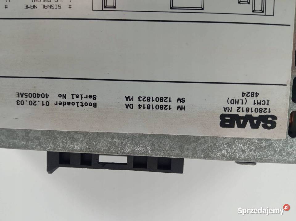 RADIO 12801812MA Saab 93 II 20022014 Rok produkcji 2004