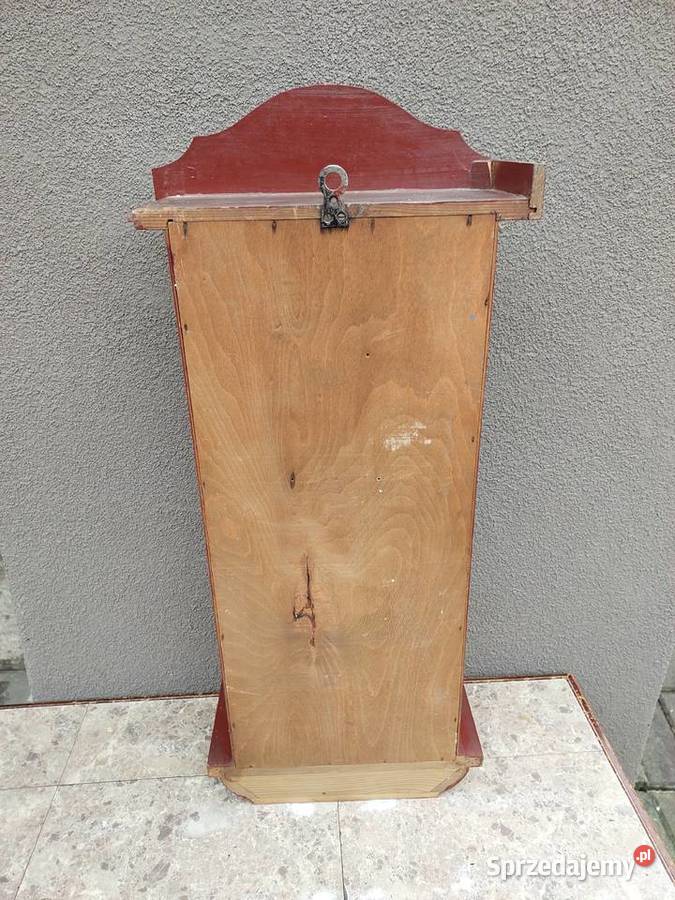 Szafka skrzynia obudowa starego zegara witrynka Tczew