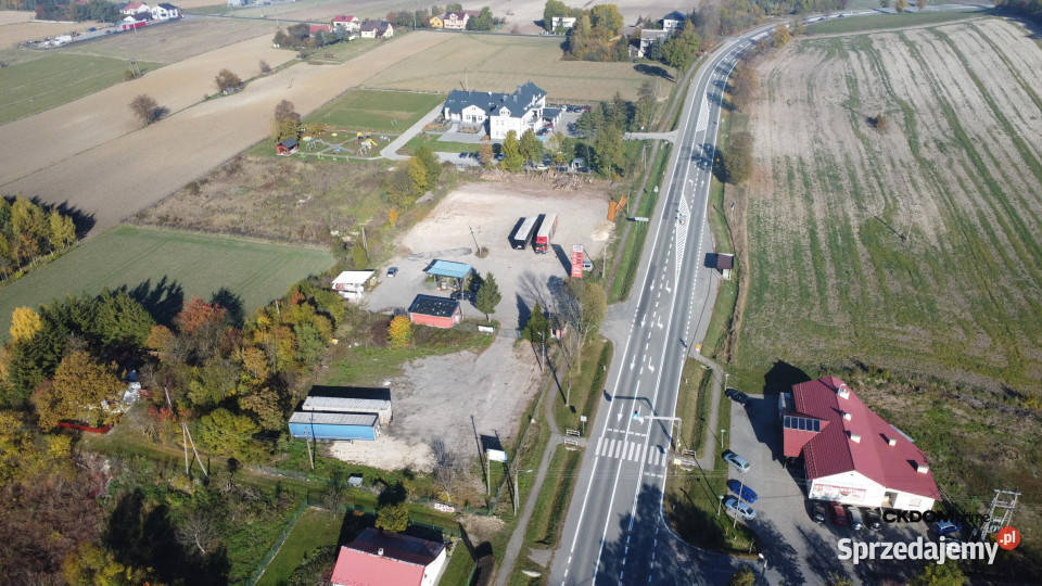 Stacja benzynowa z możliwością rozwoju 1100000zł/m2 małopolskie Strzeżów Drugi