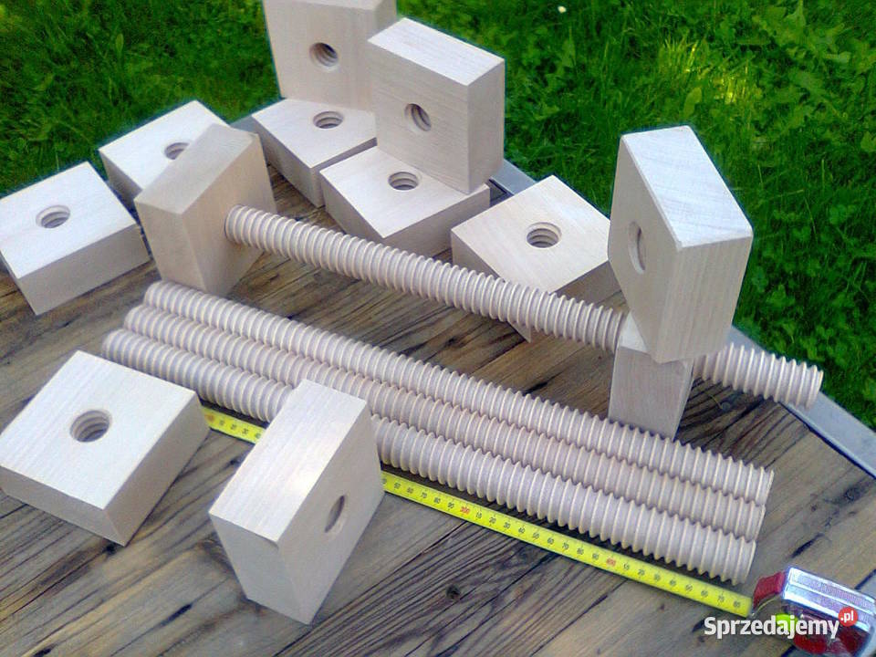 Śruby nakrętki pokrętła szpilki łby drewniane Pozostałe Wieliczka