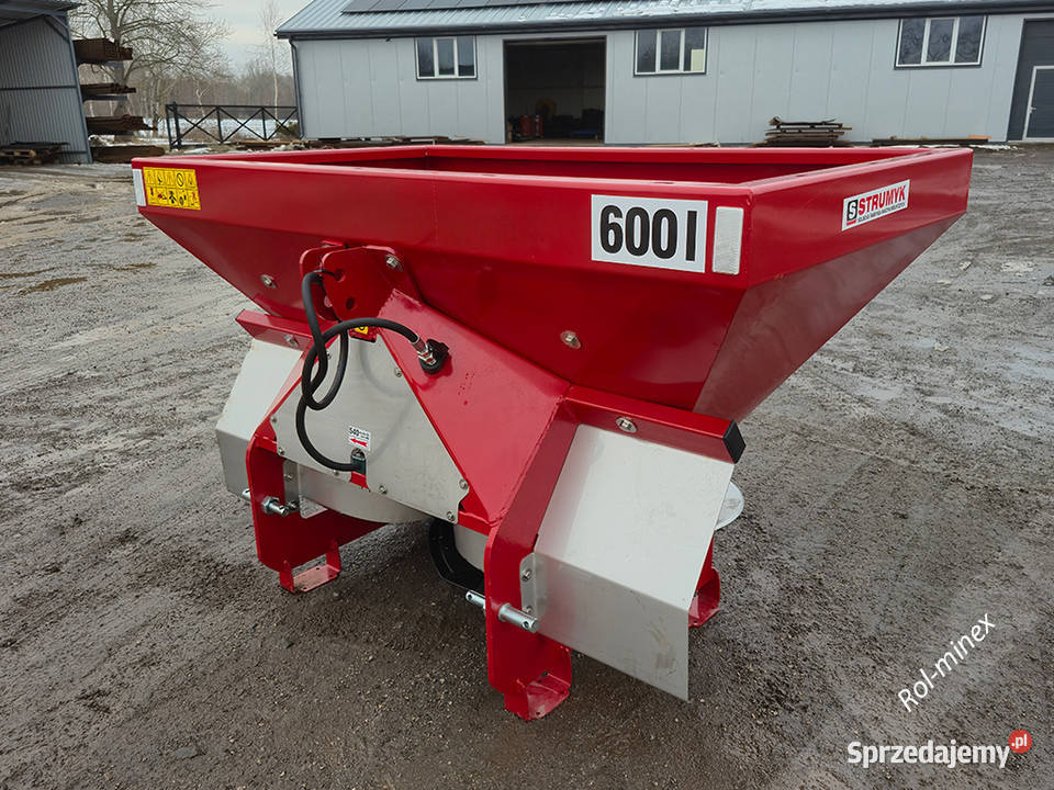 Malowany proszkowo 2talerzowy Rozsiewacz STRUMYK Siedlce