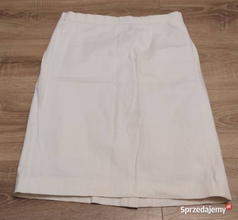 Spódnica damska ROZPOREK biała Hajnówka sprzedam