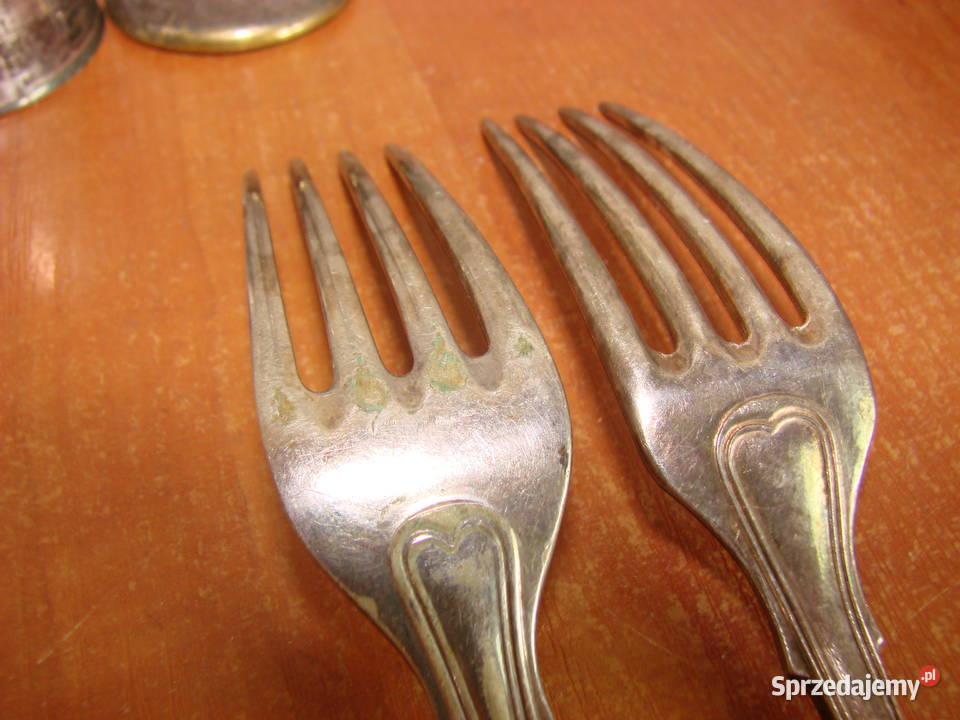 stary widelec stołowy plater Pruszcz Gdański