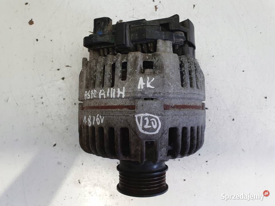 ALTERNATOR Opel Astra III H 18 16V 100A bosch Części samochodowe Chełm