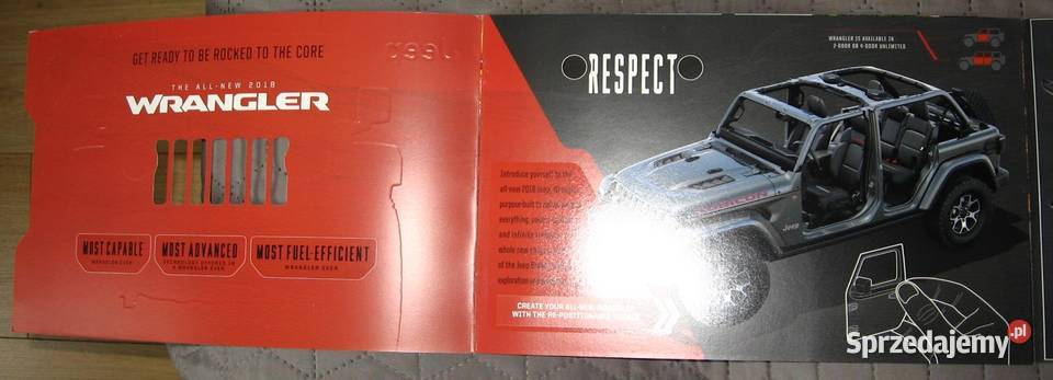 JEEP All 2018 Wrangler prospekt katalog