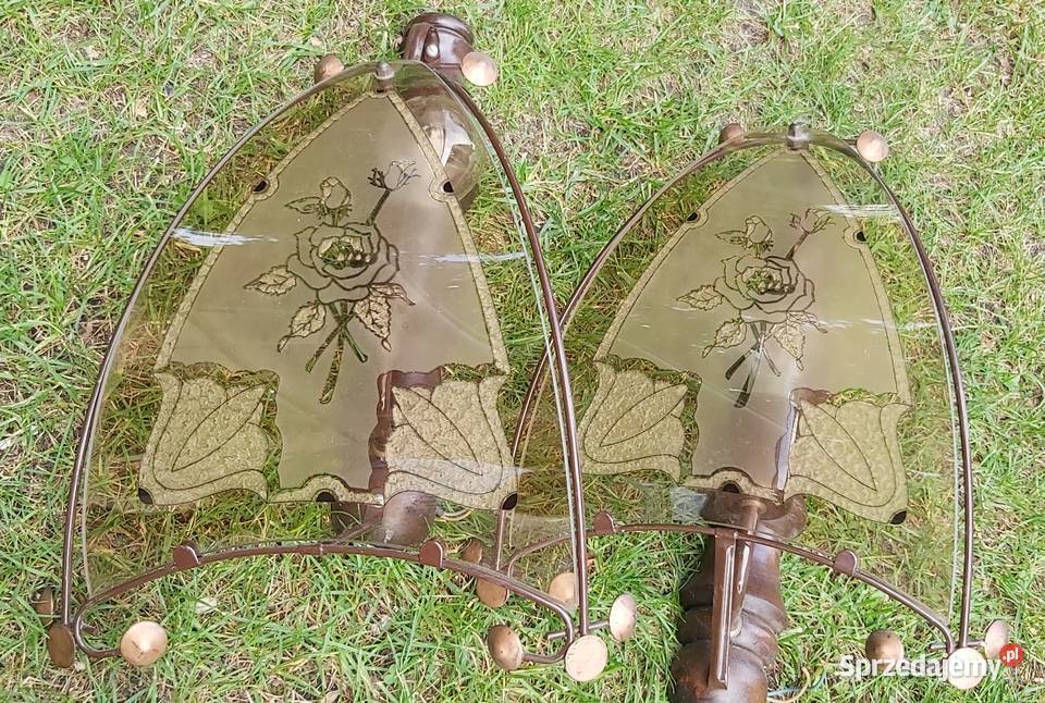 LampyPlafony PRL szkło opolskie Kluczbork sprzedam