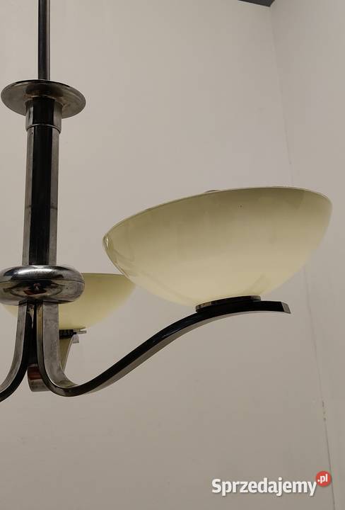 lampa sufitowa wisząca żyrandol art Deco lata 40 łódzkie Radomsko sprzedam