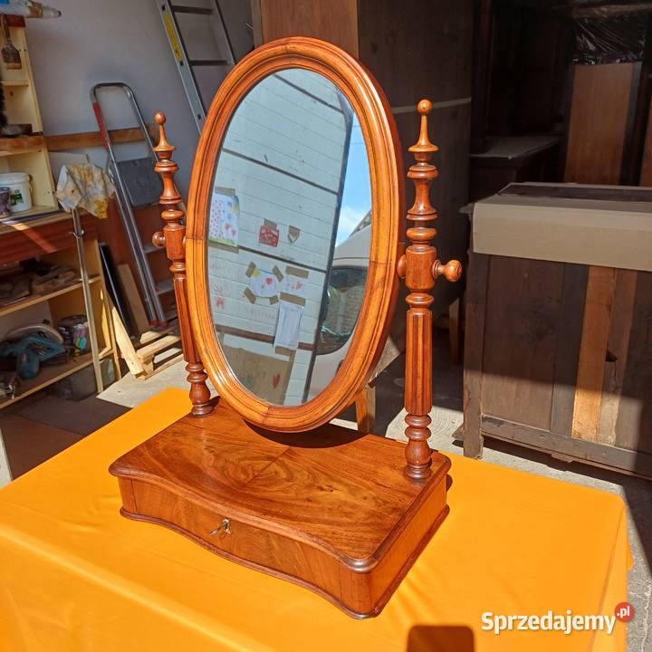 Toaletka Biedermeier Lustro Szufladka