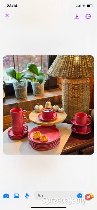 139 Zestaw kawowyśniadaniowy 18 elementów Filiżanki i spodki