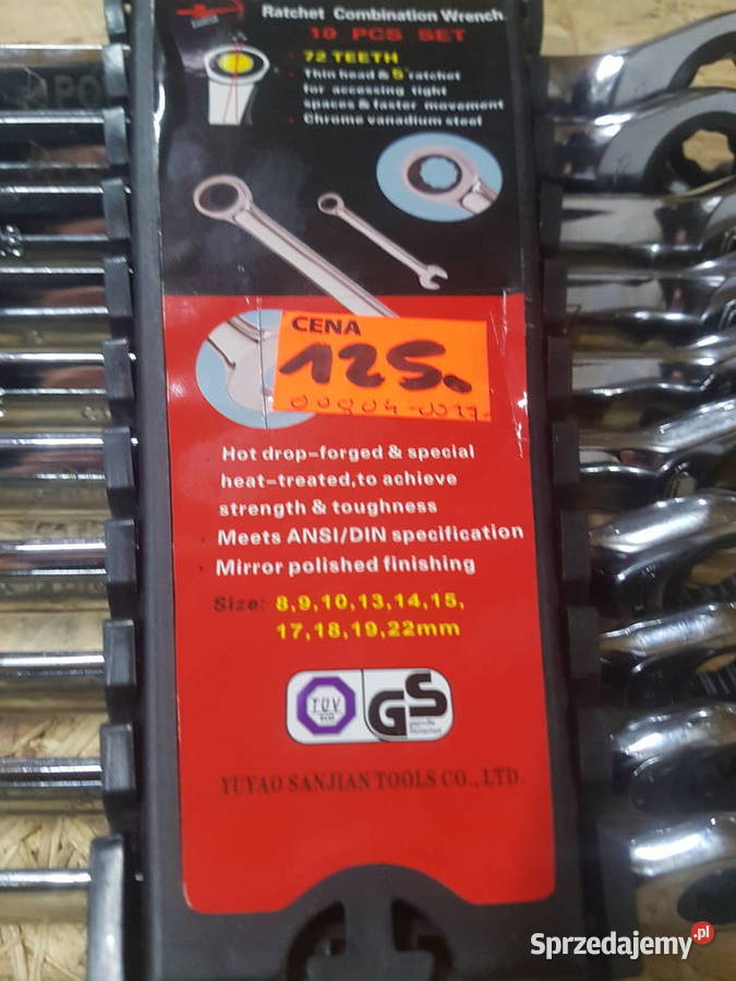 klucz z grzechotką hazard płasko oczkowe 10 Głogowa sprzedam