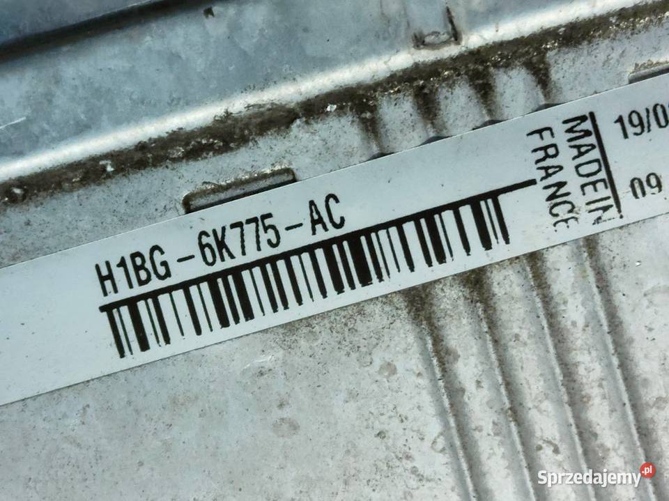 Chłodnica Powietrza Intercooler Ford Fiesta Mk8 Pleszew