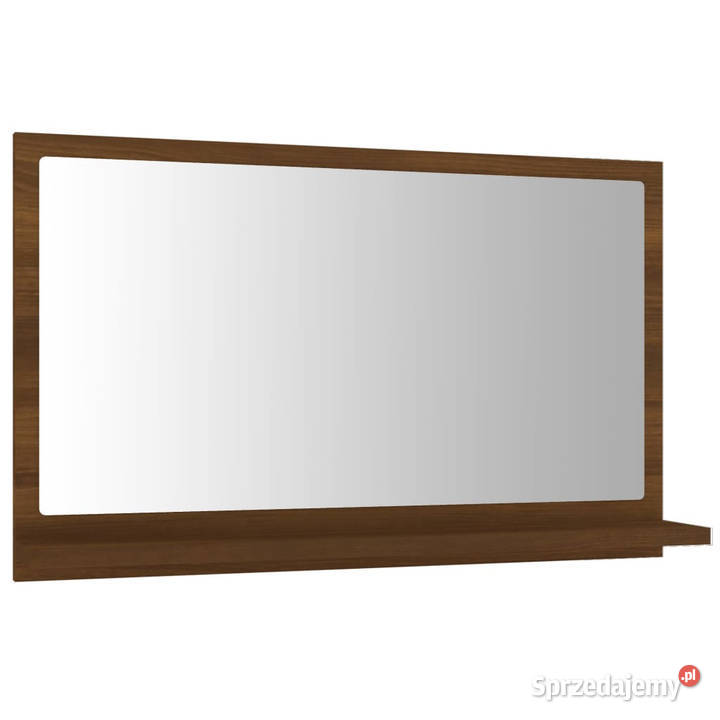 Lustro łazienkowe brązowy dąb 60x105x37 WM815638 Warszawa