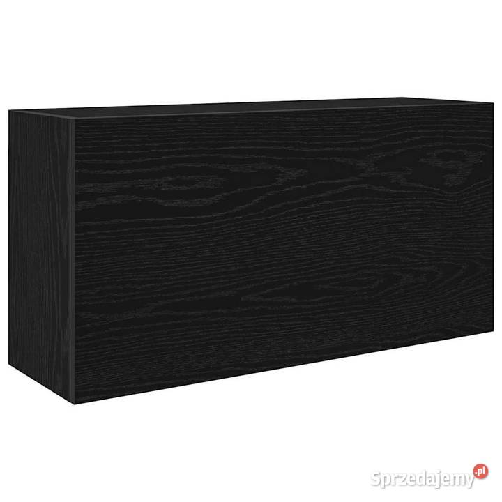 Wisząca szafka łazienkowa czarna 80x25x40 mazowieckie Warszawa