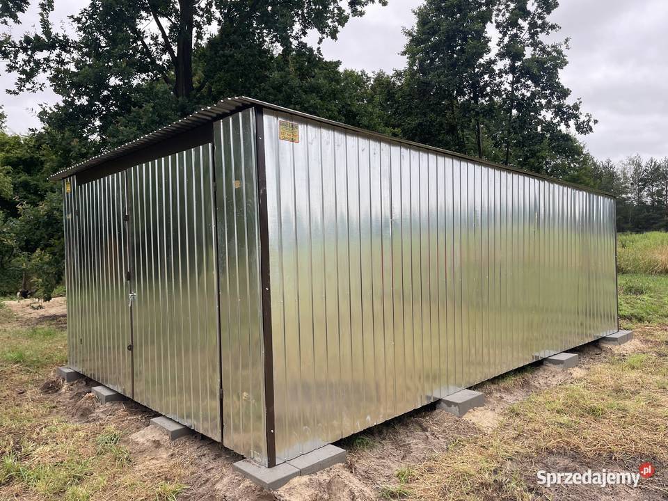GARAŻ BLASZANY GARAŻE BLASZANE BLASZAK 3x5 4x5 Pawilony i namioty