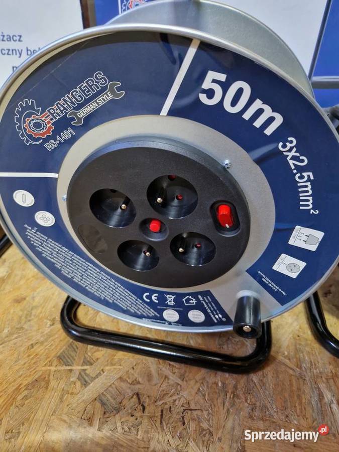 Przedłużacz bębnowy ogrodowy Rangers 50 m 4 wielkopolskie Głogowa