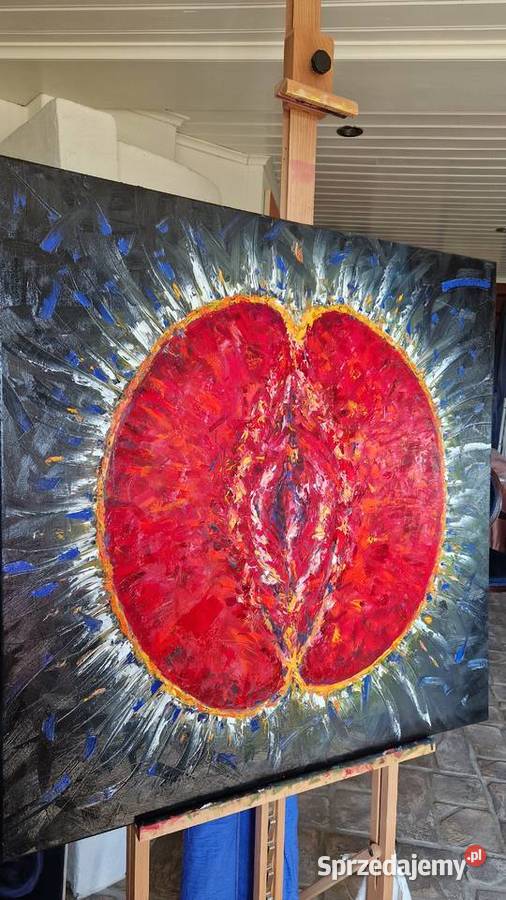 OBRAZ Olej na płótnie Łask