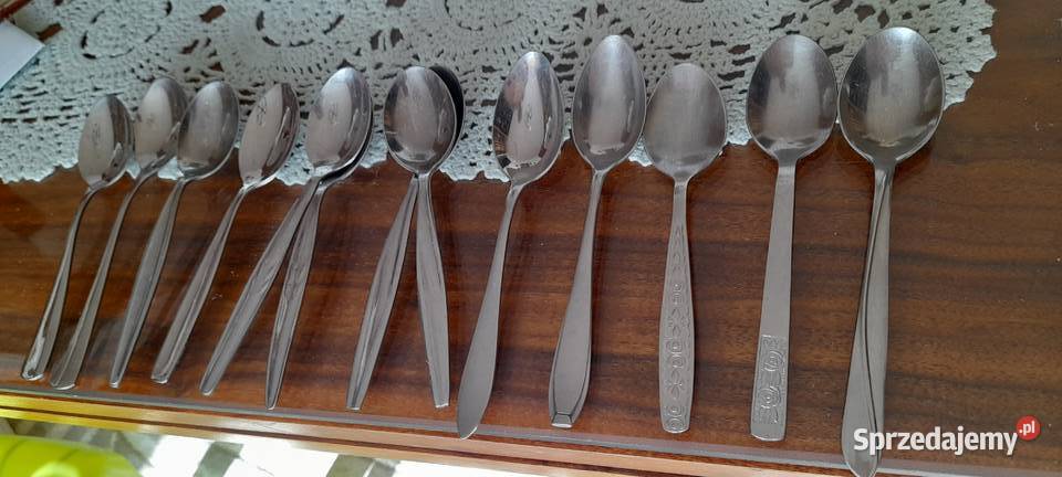 Łyżeczki do herbaty sygnowane Gerlach różne Warszawa