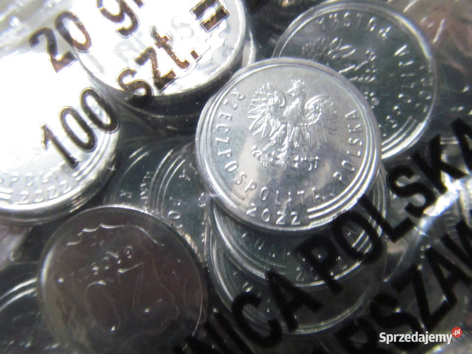 20gr 2022r saszetka bankowa Numizmatyka lubelskie Lublin