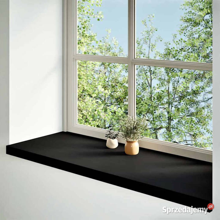 Parapety 2 ciemnobrązowy 110x40x2 lite drewno Warszawa