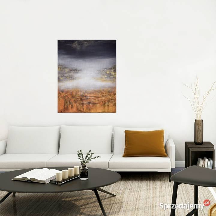 Gold rush 12 nowoczesny obraz abstrakcyjny Malbork