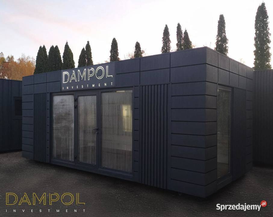 Nowoczesny kontenerpawilon 700 300 kompaktowy Katowice