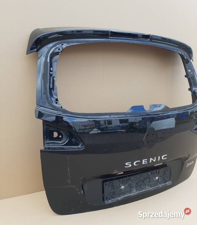 RENAULT SCENIC III KLAPA BAGAŻNIKA TYŁ Trzciel