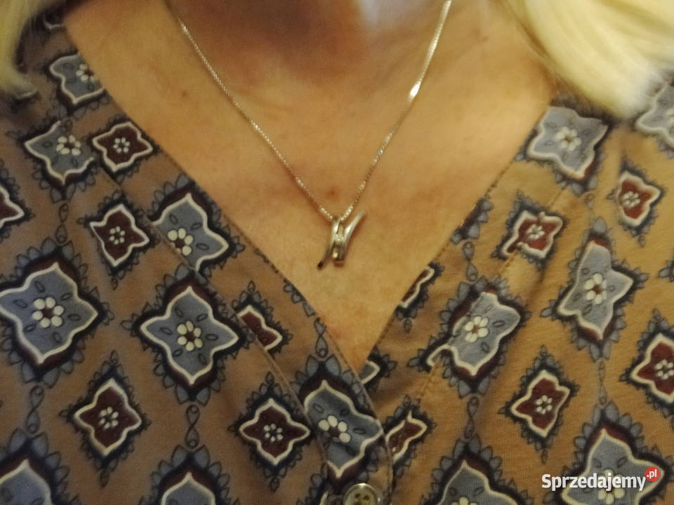 Klasyczny naszyjnik WKruk lata 90te srebro Warszawa