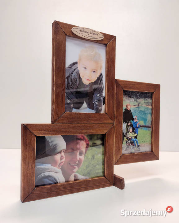 Ramka Na Zdjęcia 10x15 DREWNO Napis Kochanej