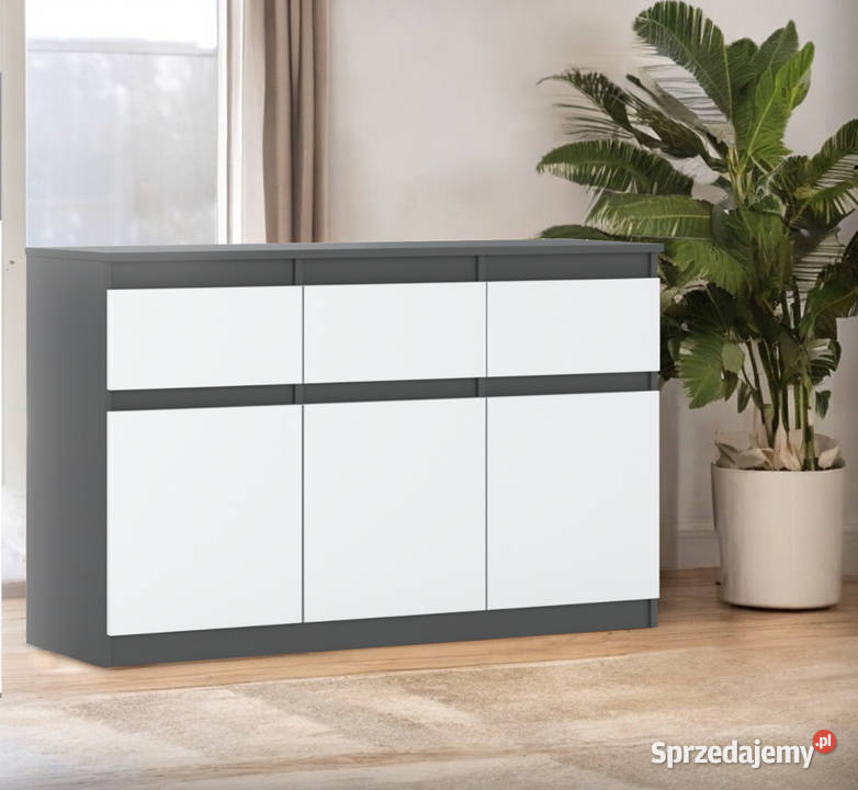 Komoda Oleksa 120 3 Szuflady Salon Sypialnia