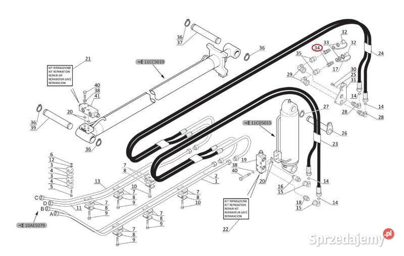 SZYBKOZŁĄCZE HYDRAULICZNE MĘSKIE 261397 MANITOU Gdańsk