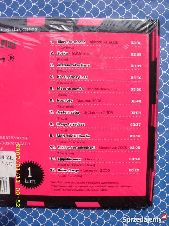 CD SHAZZAWIELKA KOLEKCJA MEDIA PLUS Folia CD dolnośląskie Wołów