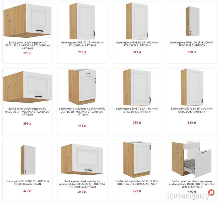 Kuchnia meble kuchenne do montażu fronty mat Bytom