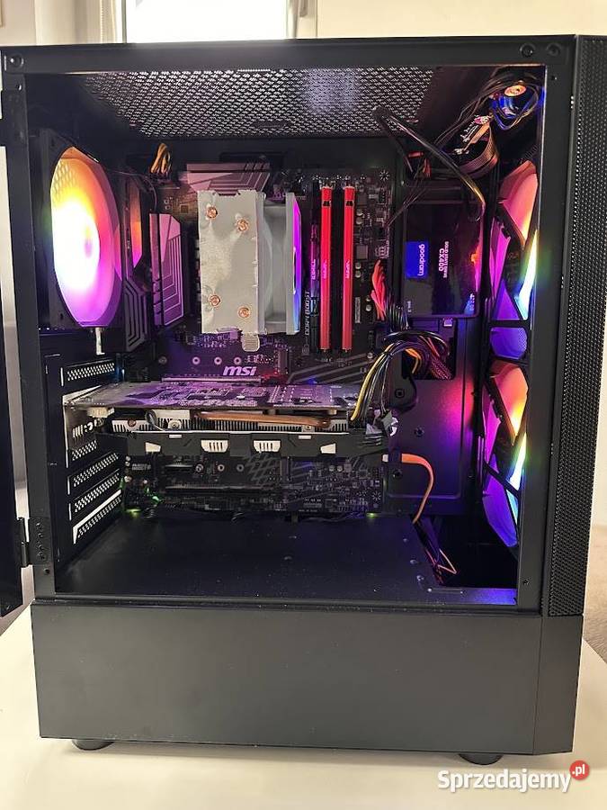 Komputer Gamingowy RGB i7 8700K gtx 1060 6GB Elektronika Kraków