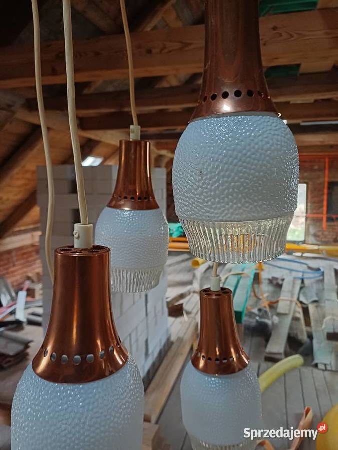 Retro lampa wisząca Kamenick enov z1965 roku Lubań