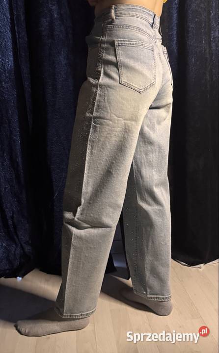 Spodnie bomber niebieski Łódź