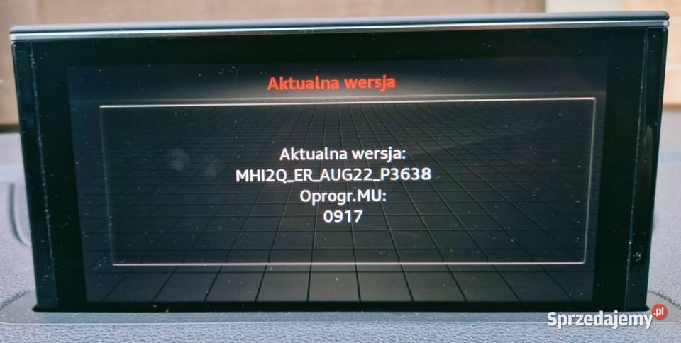 Audi 2026 r Q5 Q7 MIB2 4G MHI2 MHI2Q MHS2 MST2 łódzkie Aleksandrów Łódzki