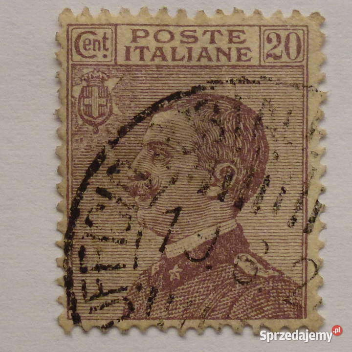 Włochy 1906 r Victor Emmanuel III kasowany Warszawa