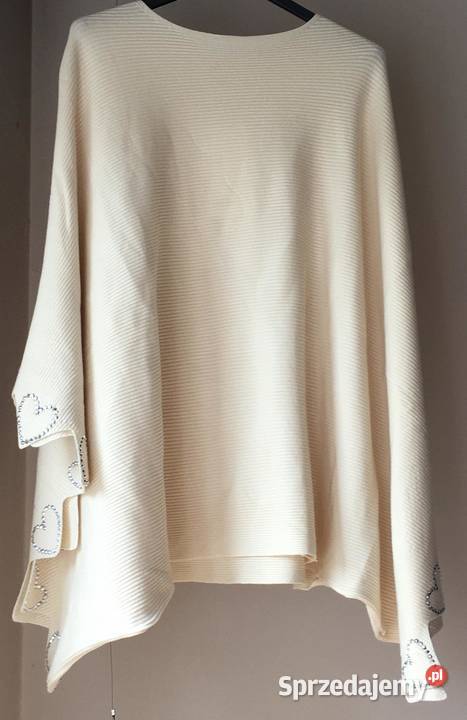 Bluzka dzianina z rękawem szerokim serca różne Warszawa