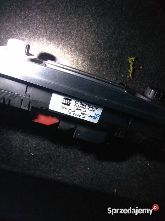 panel klimatyzacji ibiza 3 cordoba Panele sterowania, przełączniki Sosnowiec