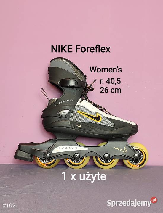 1 x użyte Rolki NIKE Foreflex kobiet r 40526 sprzedam