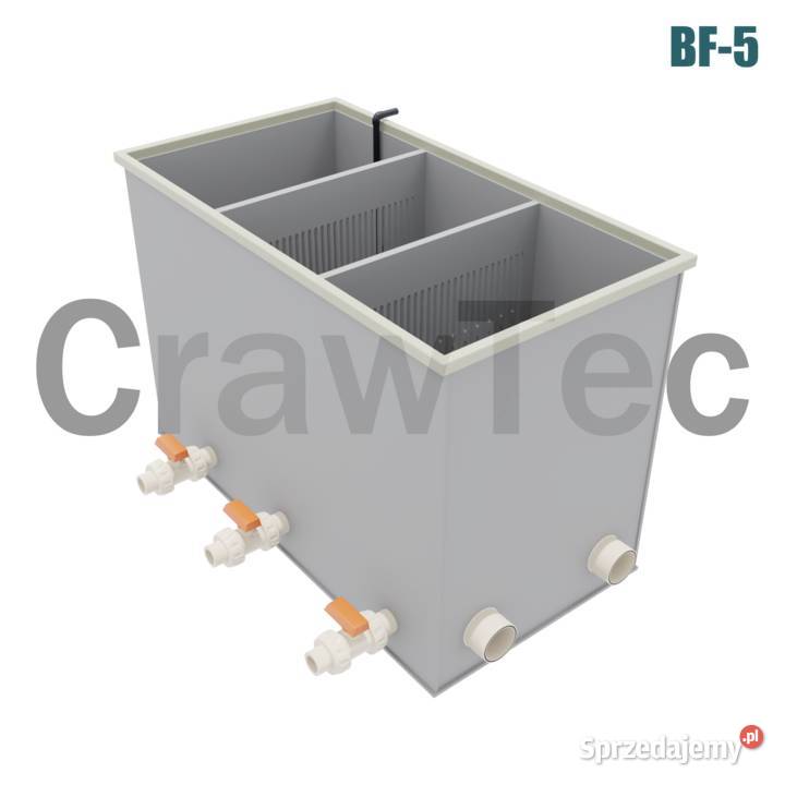 Filtr biologiczny CrawTec 3komorowy 1 m do CWS i Kraków