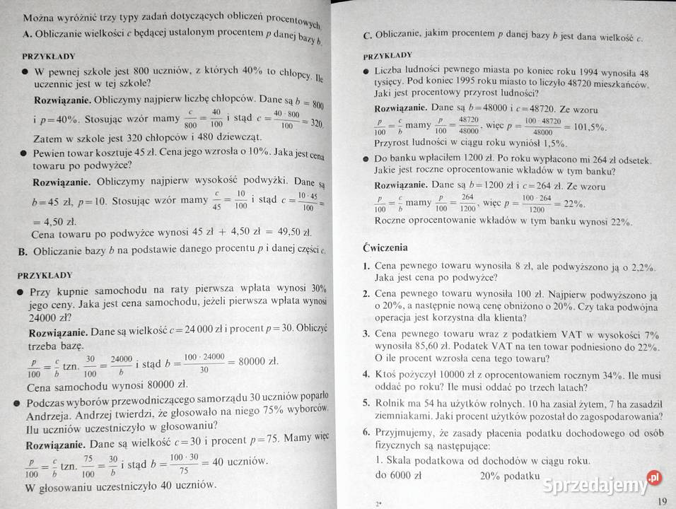 Matematyka 1 Maciej Bryński Norbert Dróbka miękka Chełm sprzedam